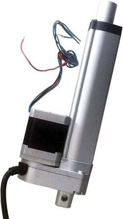 Stoke Uzunluğu 150 mm 20 mm/S 450N DC 6V-24V Nema17 Step Elektrikli İtme Çubuğu - 2