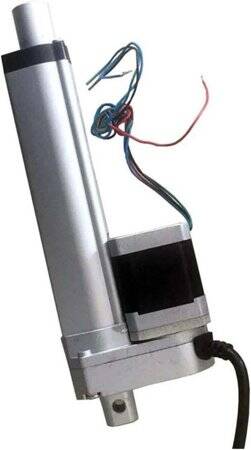 Stoke Uzunluğu 300 mm 30 mm/S 200N DC 6V-24V Nema17 Step Elektrikli İtme Çubuğu - 2