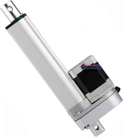 Stoke Uzunluğu 300mm 35mm/S 150N DC 6V-24V Nema17 Step Elektrikli İtme Çubuğu - 3