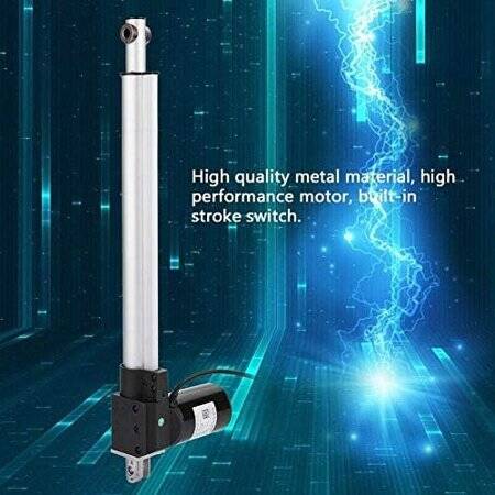 Strok Uzunluğu 100 mm 5 mm/S 6000N DC 12V Elektrikli Putter Elektrikli Lineer Aktüatör Putter Kapılar Windows için - 3
