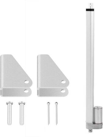Strok Uzunluğu 400 mm 7 mm/S 2000N DC 12V Elektrikli Putter Elektrikli Lineer Aktüatör Putter Kapılar Windows için - 1