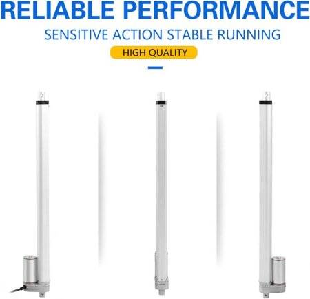 Strok Uzunluğu 500 mm 7 mm/S 2000N DC 12V Elektrikli Putter Elektrikli Lineer Aktüatör Putter Kapılar Windows için - 5