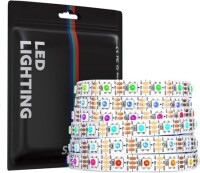 Su Geçirmez 5V WS2813B RGB5050 Beyaz SMD LED Şerit 60 LED/Metre Esnek 5 Metrelik Makara IP30 - 1