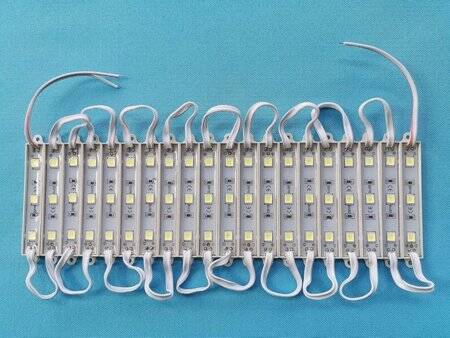 Su Geçirmez DC 12V 2835 Mavi LED Modül 63x13mm - 3