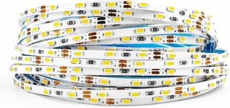 Su Geçirmez Doğal Beyaz 3014 12V SMD LED Şerit 90 LED/Metre Esnek 5 Metrelik Makara - 1