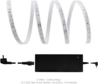 Su Geçirmez Doğal Beyaz 5730 12V SMD LED Şerit 60 LED/Metre Esnek 5 Metrelik Makara - 2