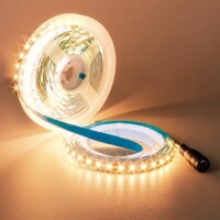 Su Geçirmez FC0B Ra09 3000K Sıcak Beyaz 12V SMD LED Şerit 416 LED/Metre Esnek 5 Metrelik Makara 8mm Genişlik - 1