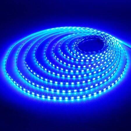 Su Geçirmez Mavi 2835 12V SMD LED Şerit 60 LED/Metre Esnek 5 Metrelik Makara - 1