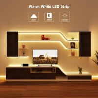 Su Geçirmez Saf Beyaz 3014 12V SMD LED Şerit 90 LED/Metre Esnek 5 Metrelik Makara - 2