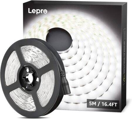 Su Geçirmez Sarı 2835 12V SMD LED Şerit 60 LED/Metre Esnek 5 Metrelik Makara - 1