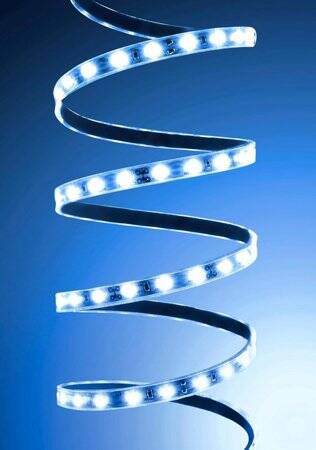 Su Geçirmez Soğuk Beyaz 5730 12V SMD LED Şerit 60 LED/Metre Esnek 5 Metrelik Makara - 4