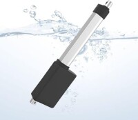 Su geçirmez Strok Uzunluğu 100 mm 7 mm/S 900N DC 12V Lineer Aktüatör Yüksek İtme Teleskopik Çubuk - 1