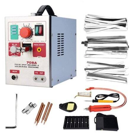 SUNKKO 709A Pilli Nokta Kaynak Makinesi 70B Kaynak Kalemi US Fişli 110V - 1