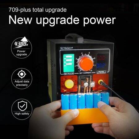 SUNKKO 709PLUS Punta Kaynak 4-3KW Makinesi-70BN Kaynak Kalemi İle US Plug 110V - 3