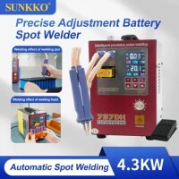 SUNKKO 737DH 4-3KW 18650 Battery Pulse Spot Welder With 70B Spot Welding Pen EU Plug 220V - 3