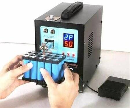 SUNKKO 737G Dual Pulse Dual Display Battery Spot Welding Machine US Plug 110V - 2