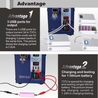 SUNKKO 737U 18650 Lityum Pilli Nokta Kaynak Makinesi AU Fişli 220V - 4