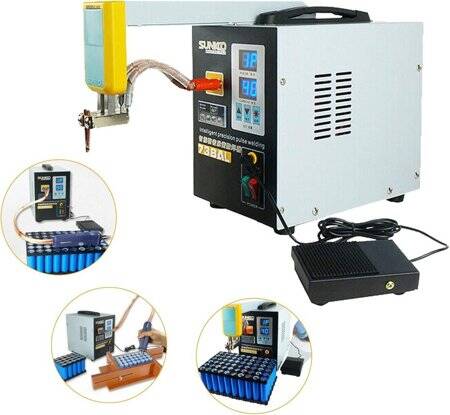 SUNKKO 738AL 18650 Battery Pulse Spot Welder + 73LB Welding Arm EU Plug 220V - 1