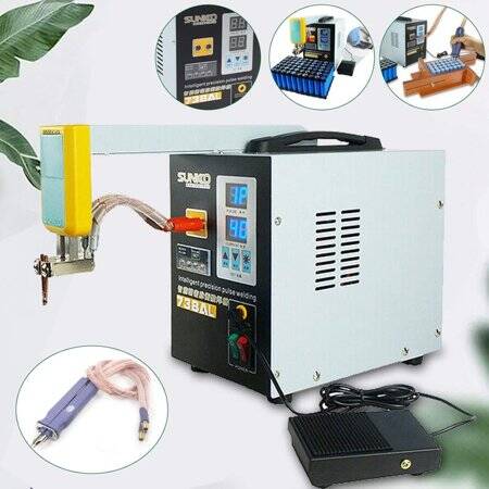 SUNKKO 738AL 18650 Battery Pulse Spot Welder + 73LB Welding Arm EU Plug 220V - 2