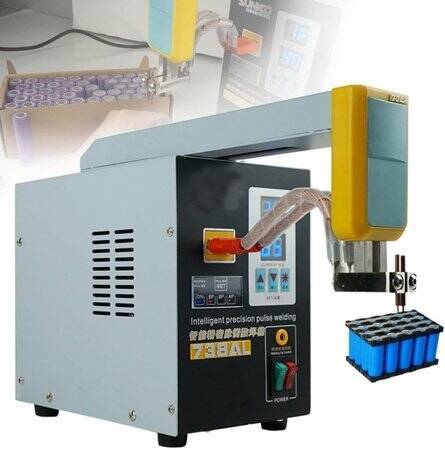 SUNKKO 738AL 18650 Pil Darbeli Nokta Kaynakçı + 73LA Kaynak Kolu + 70BN Kaynak Kalemi UK Fişi 220V - 1