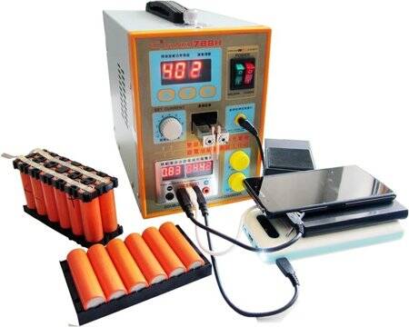 SUNKKO 788H-USB 18650 Battery Pulse Spot Welder EU Plug 220V - 2