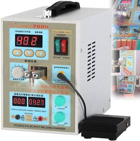 SUNKKO 788H-USB 18650 Battery Pulse Spot Welder UK Plug 220V - 1
