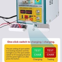 SUNKKO 788S-Pro 18650 Battery Pulse Spot Welder With 70B Spot Welding Pen EU Plug 220V - 5