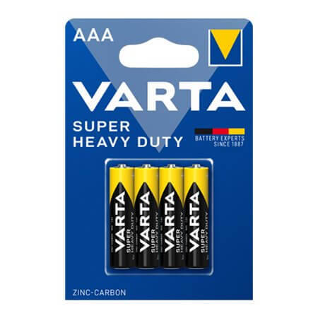SUPER HEAVY DUTY AAA B4 ÇİNKO KARBON PİL SUPER HEAVY DUTY 4xAAA BLISTER 4L - 1
