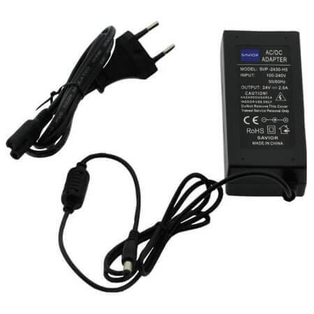 SVP-2430-H5 POWER SUPPLY 24V 2.5A SCREW TYPE WITH 5.5x2.1mm JA - 1
