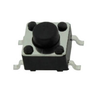 SWTA6647SC-160-L SWITCH TACT 6.00x6.00 8.00mm 160gF SMT V/T - 1