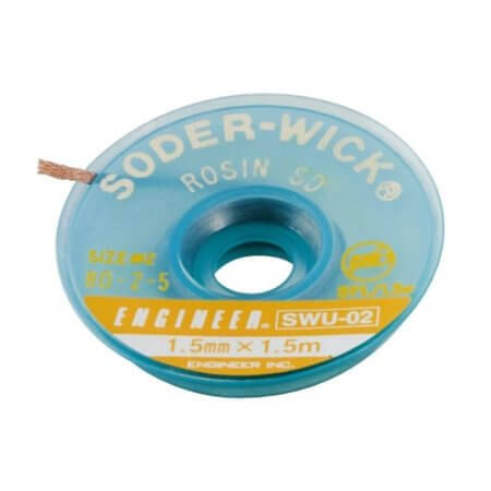 SWU-02 SOLDER WICK LEHİM TEMİZLEME TELİ 1.5mmX1.5mm - 1