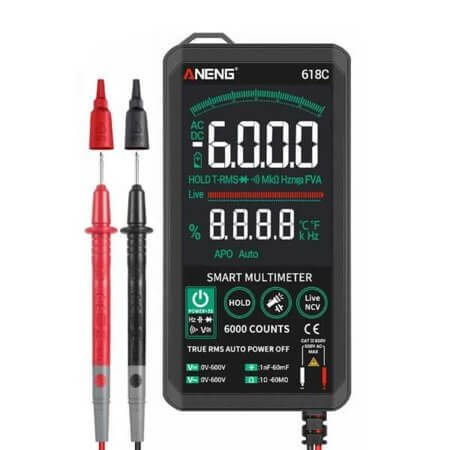 T1-8568 ANENG MULTIMETRE 618C SERI DIJITAL DOKUNMATIK MULTIMETRE - 1