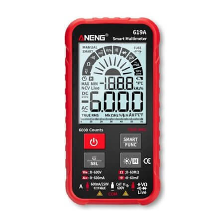 T1-9353 ANENG MULTIMETRE 619A SERI DIJITAL MULTIMETRE - 1