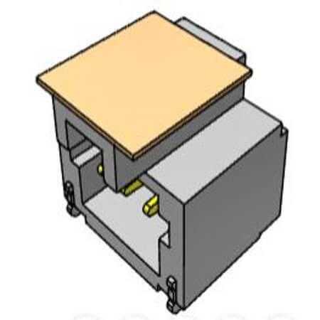 T1M-03-F-SH-L-K CONNECTOR 1MM TERMINAL STRIP - 1