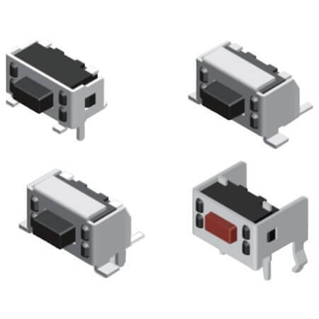 TA2-32N-V-T/R SWITCH TACT 4.65x7.00 1.40mm 160gF SMT R/A - 1