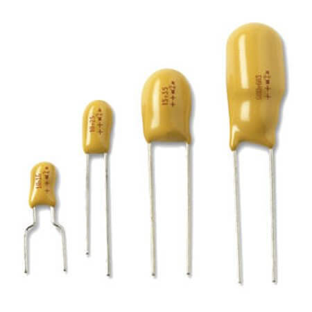TAP106K016SCS CAP.TANTAL 10UF 16V 10% THROUGH HOLE - 1