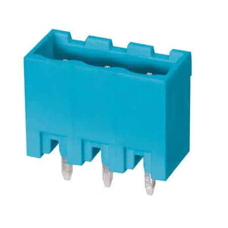 TBP01R2-508-04BE TERM.BLK 5.08MM 4P 180C PLUGGABLE MALE BLUE - 1