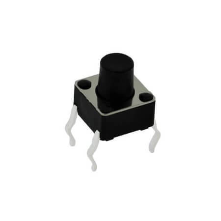 TC-0104V-A15 SWITCH TACT 6.00x6.00 7.00mm 130gF THT V/T - 1