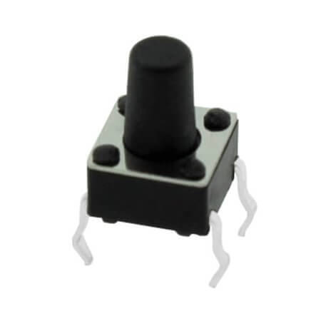 TC-0107-X SWITCH TACT 6.00x6.00 8.50mm 160gF THT V/T - 1