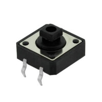 TC-12ET-X SWITCH TACT 12.00x12.00 7.30mm 160gF THT V/T - 1