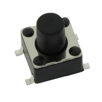 TD-06XC-X-A00-TR SWITCH TACT 6.00x6.00 7.30mm 160gF SMT V/T - 1