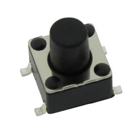 TD-06XC-X-A00-TR SWITCH TACT 6.00x6.00 7.30mm 160gF SMT V/T - 1