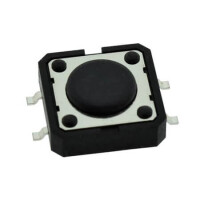 TD-12ED-Z SWITCH TACT 12.00x12.00 4.30mm 250gF SMT V/T - 1