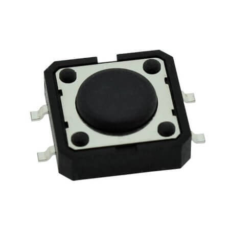 TD-12ED-Z SWITCH TACT 12.00x12.00 4.30mm 250gF SMT V/T - 1