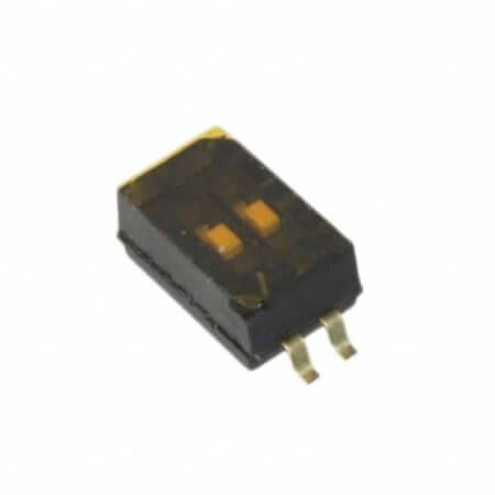 TDA02H0SB1 SWITCH DIP 2 Pos. SPST 25mA 24VDC SMT V/T - 1