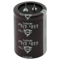 TDA450VS470M35X50 CAP.EL.470uF 450V 35x50 85C SNAP-IN - 1
