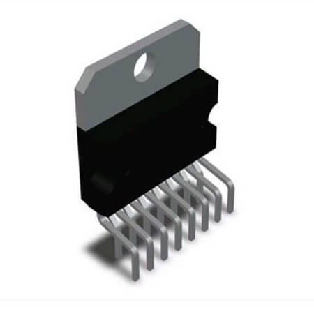 TDA7496 IC-7496 AMP PWR AB 5+5W MULTIWATT15 - 1