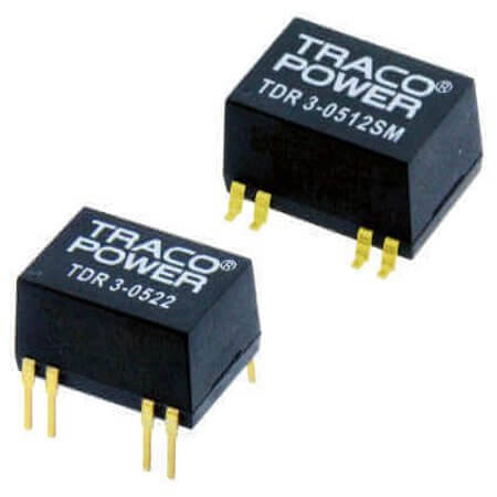 TDR 3-2411SM DC/DC CONV 3W 18-36VDC 5VDC 600mA - 1
