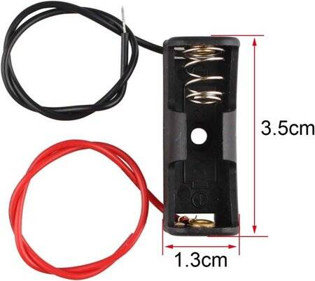 Tekli A23L 23A 12V Pil Yuvası Kablolu - 5