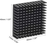 Termal Bantsız Alüminyum Soğutucu Boyutu:40x40x10mm - 3